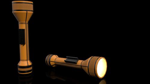 Low Poly Flashlight preview image